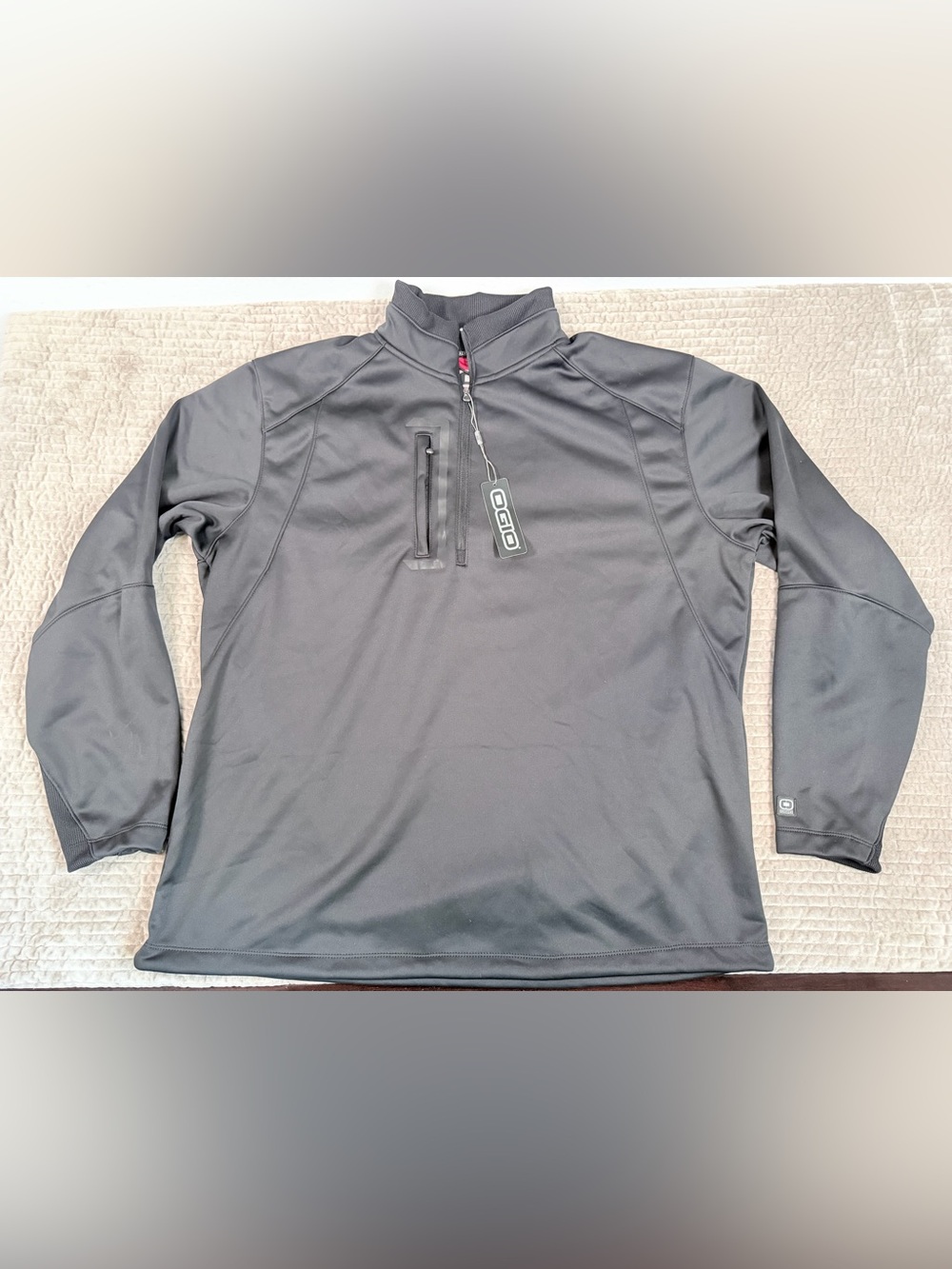 OGIO Men’s Performance 1/4 Zip Pullover Black Size 2XL  NWT Golf Hiking Jacket